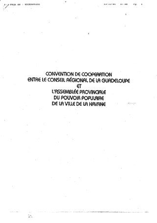 Accord CoopéRation Guadeloupe Cr La Havane180505