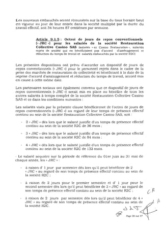 Accord d'entreprise r2 c