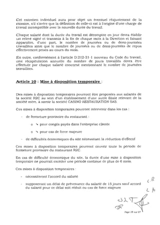 Accord d'entreprise r2 c