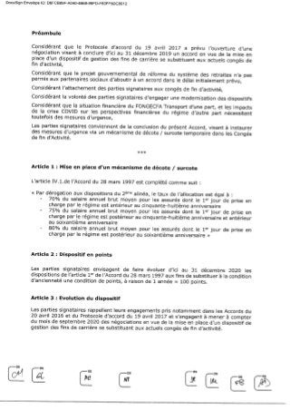 Accord du 17.07.2020   fongecfa transport