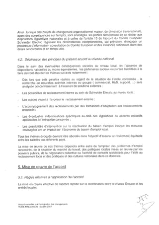 Accord Gpec Schneider Electrique