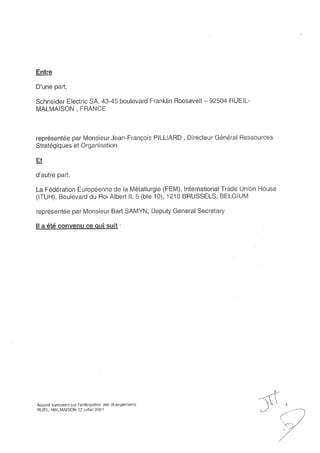 Accord Gpec Schneider Electrique