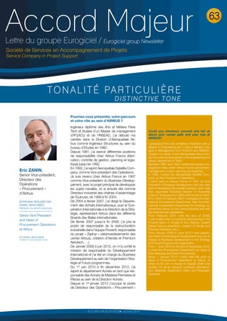 Newsletter - Accord majeur 63 - Octobre 2014
