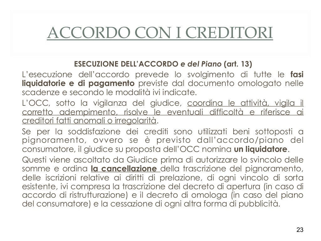 Composizione della crisi da sovraindebitamento procedure a confronto Composizione della crisi da sovraindebitamento procedure a confronto