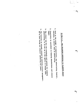 Account planning at s&s 1986