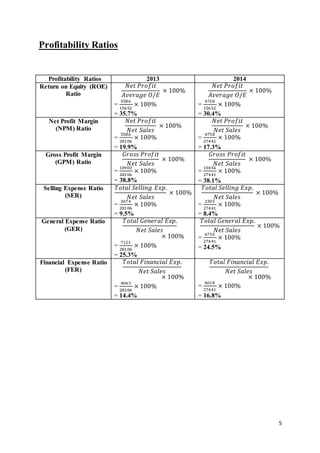 Account- Financial Ratio Analysis | PDF