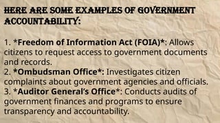 Foia Humorous Examples Accountability for Good governance 11.pptx