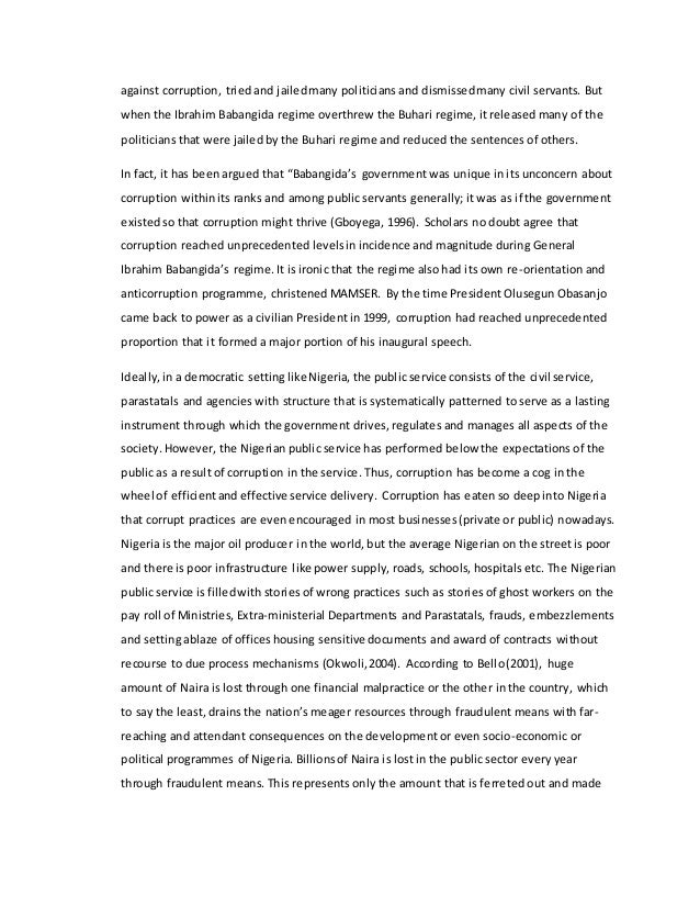 Accountability and corruption in public organization | DOCX