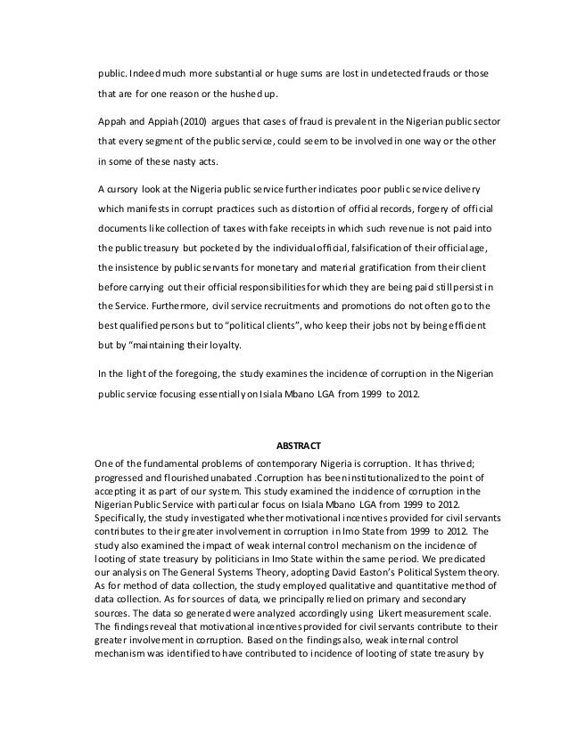 Accountability and corruption in public organization | DOCX