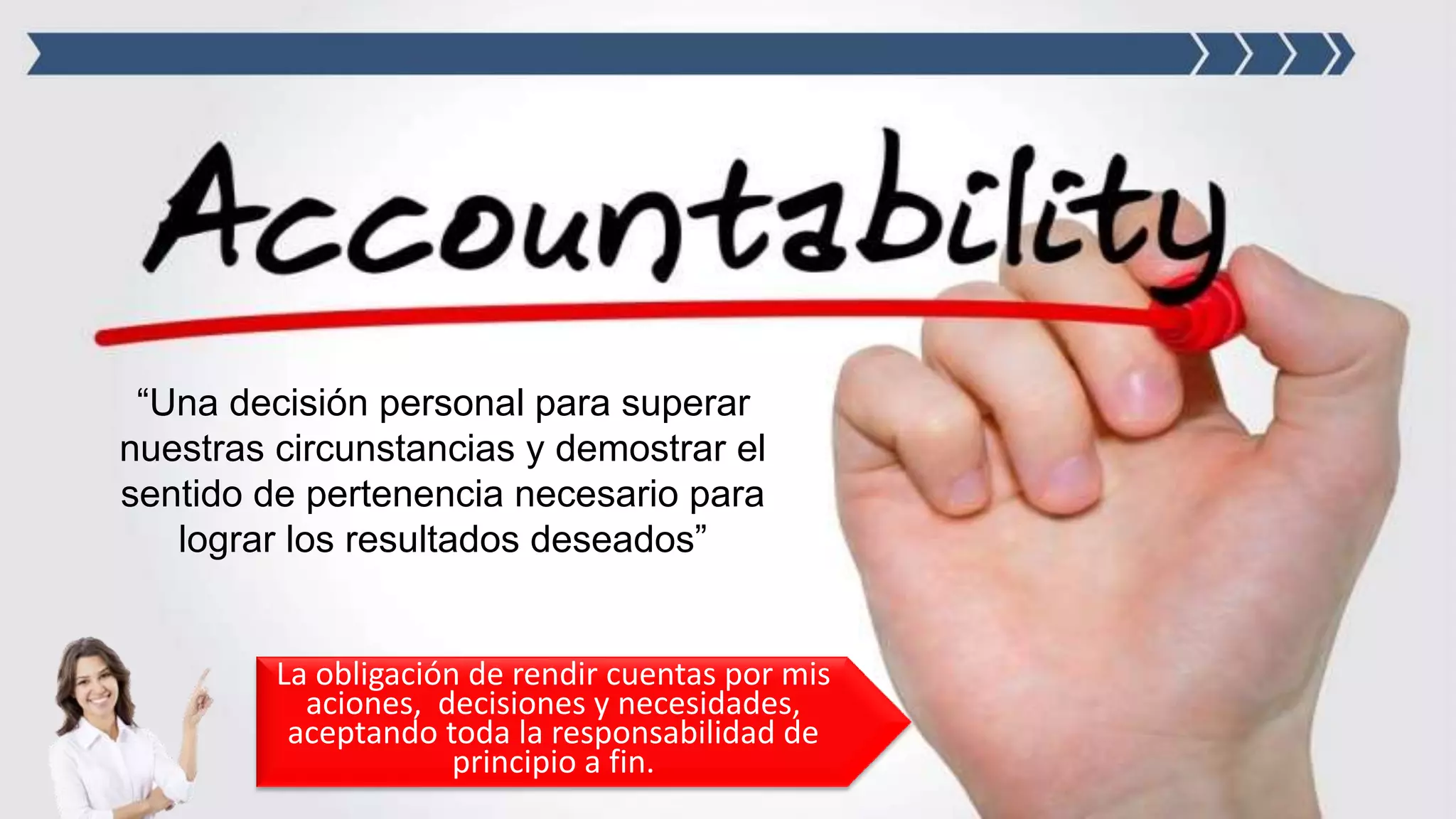 Accountability: las bases de la responsabilidad y la proactividad | PPTX