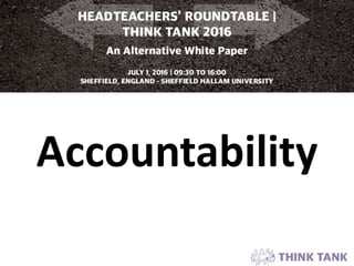 Accountability
 
