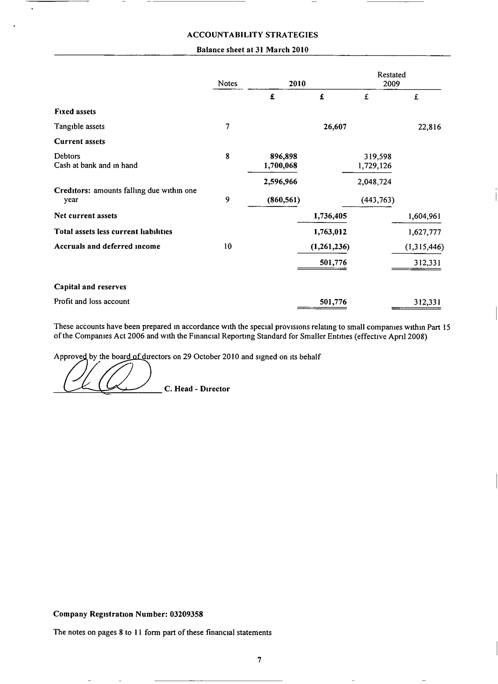 AccountAbility's accounts