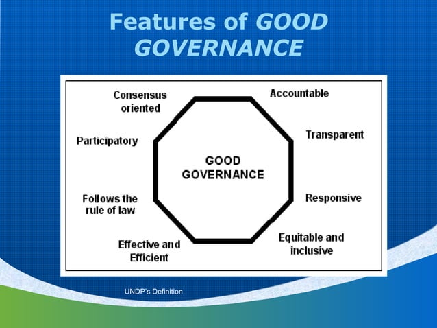 Accountability & transparency and good governance 28 08-2011