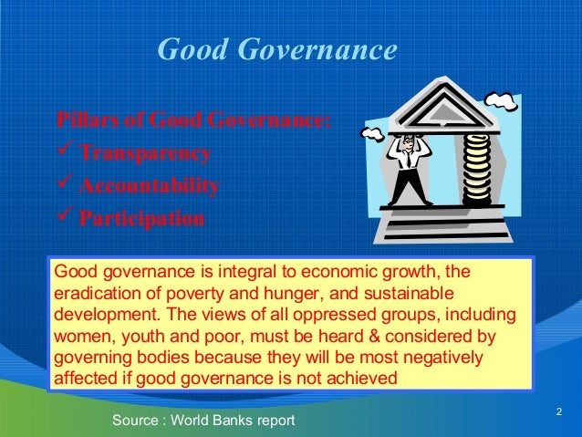 Accountability & transparency and good governance 28 08-2011