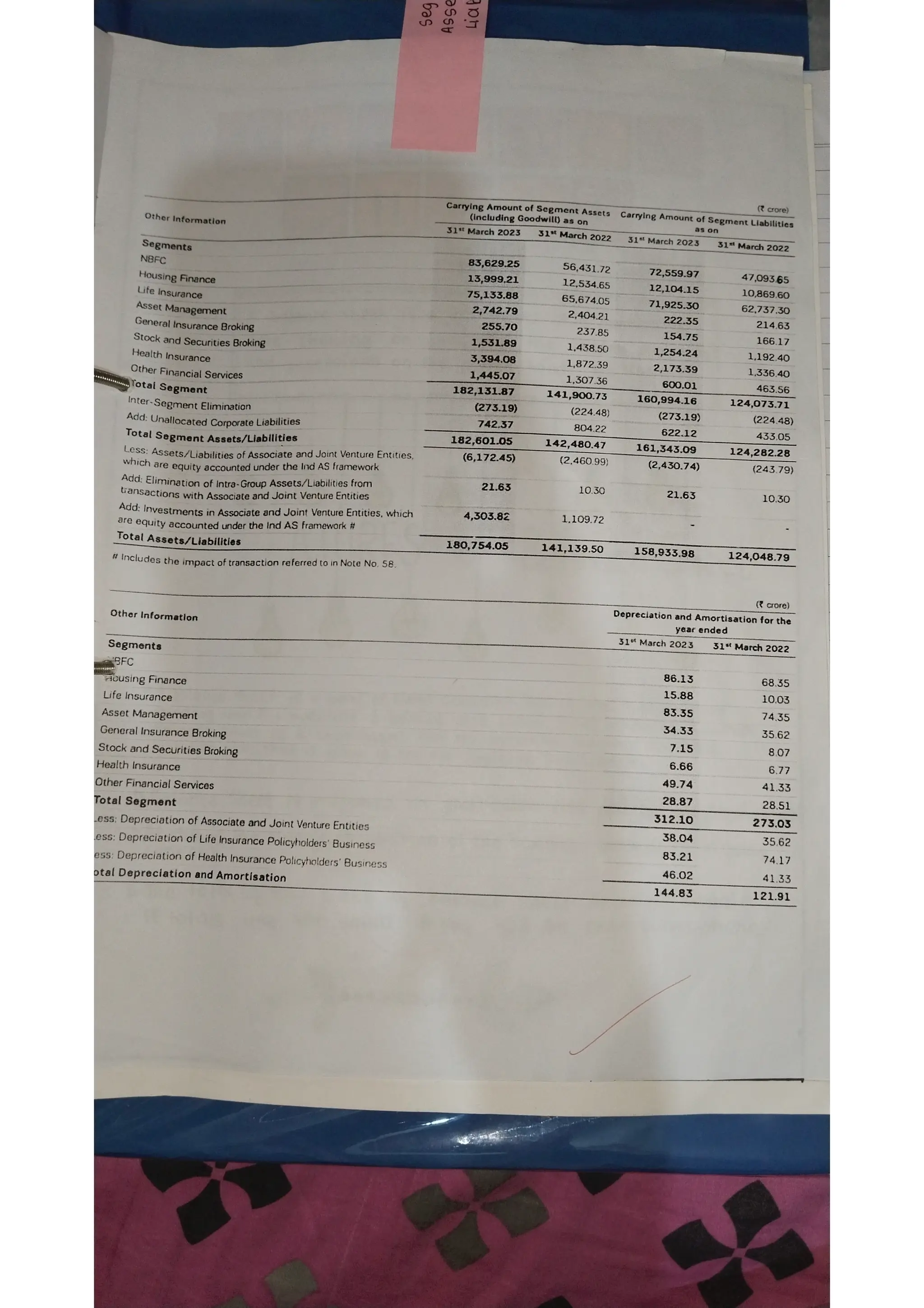Ratio analysis and segment reporting Accountancy project