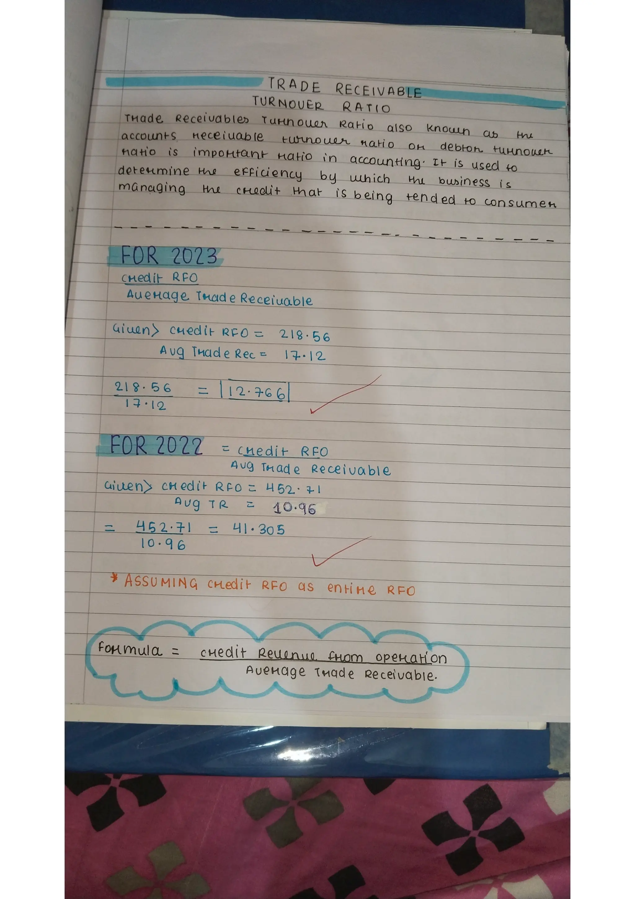 Ratio analysis and segment reporting Accountancy project