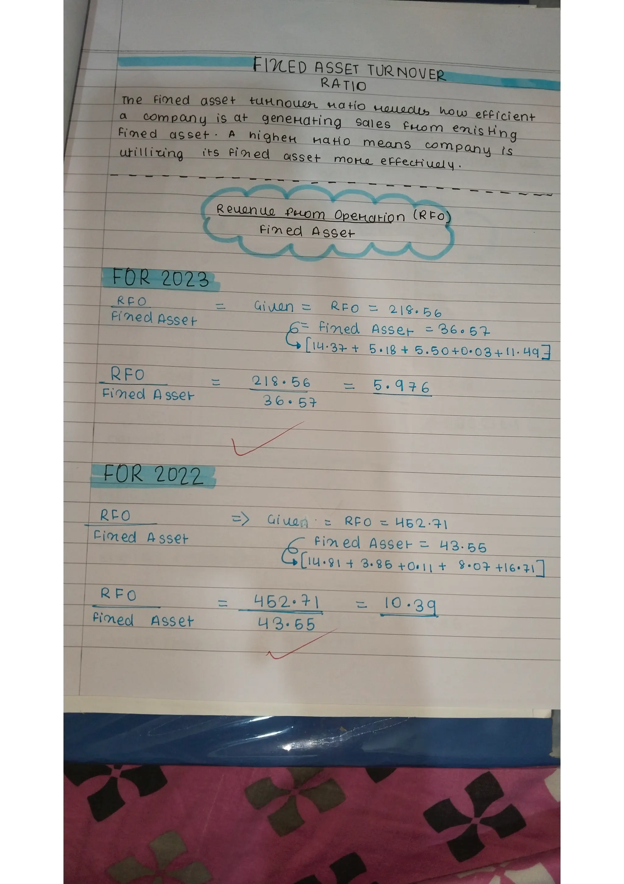 Ratio analysis and segment reporting Accountancy project