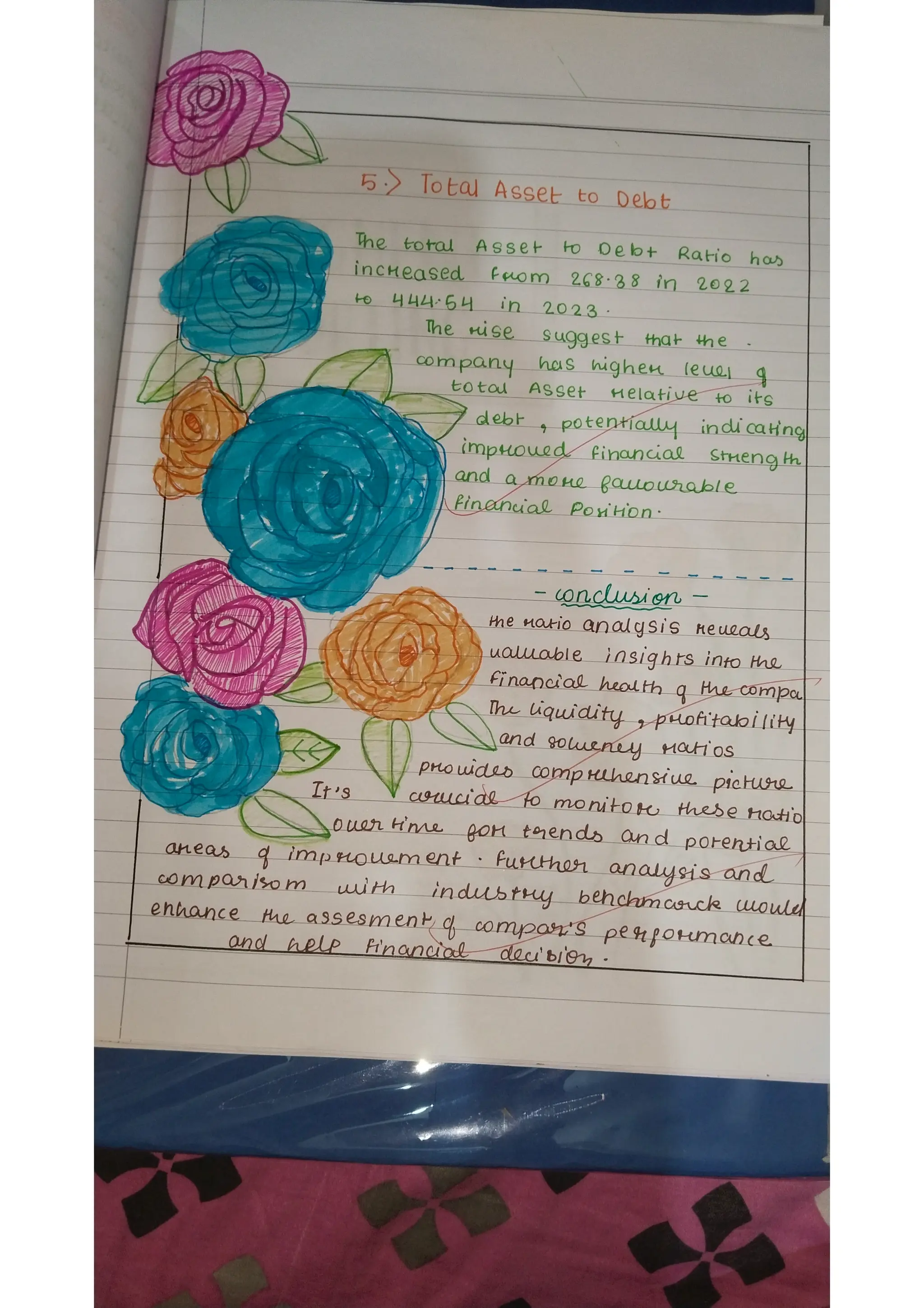 Ratio analysis and segment reporting Accountancy project