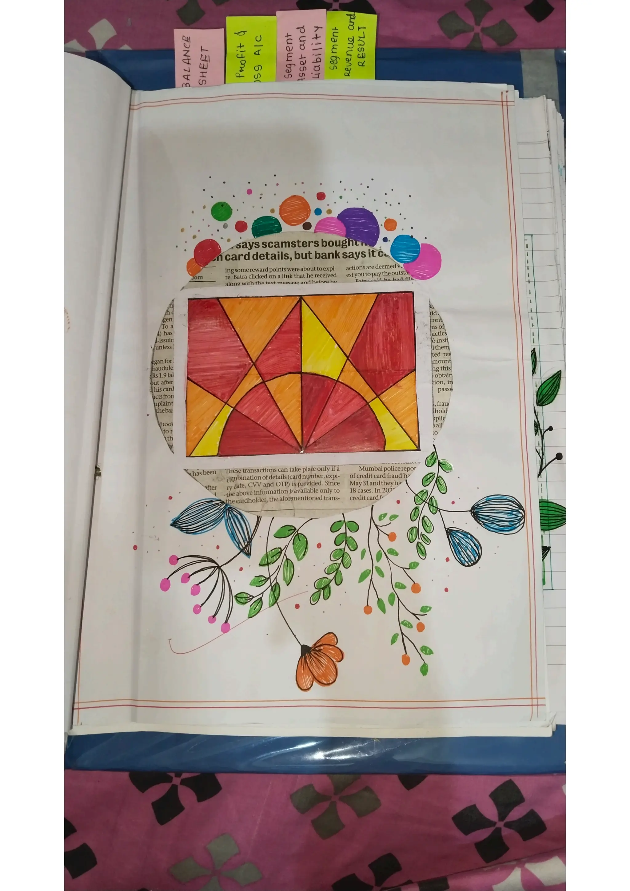 Ratio analysis and segment reporting Accountancy project