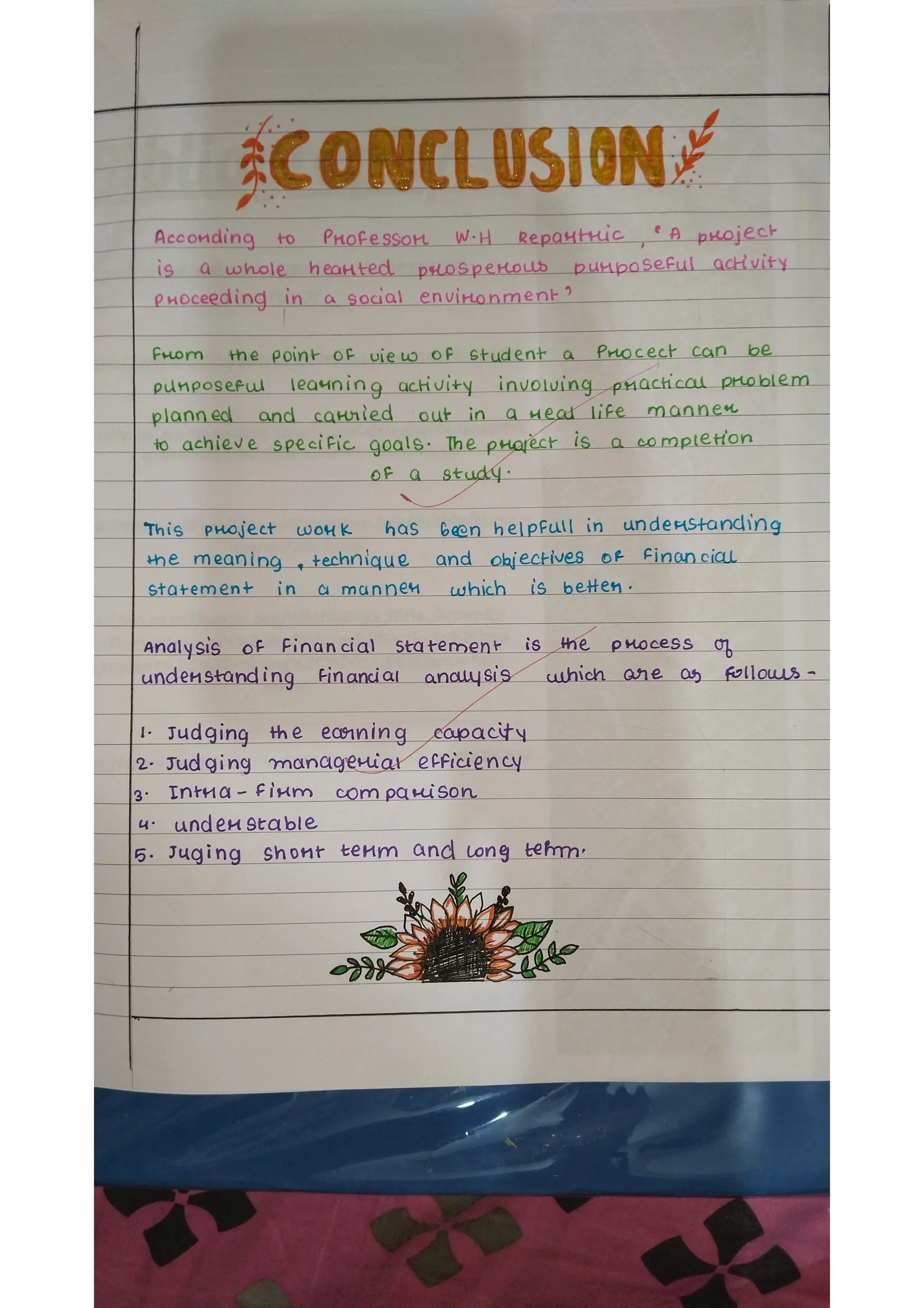 Ratio analysis and segment reporting Accountancy project