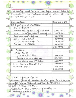 Accountancy project class 12 | PDF