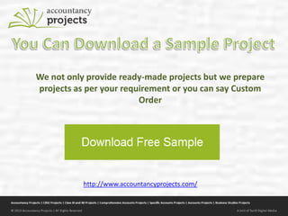 Accountancy projects for cbse students | PPTX