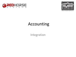 Accounting
Integration

 