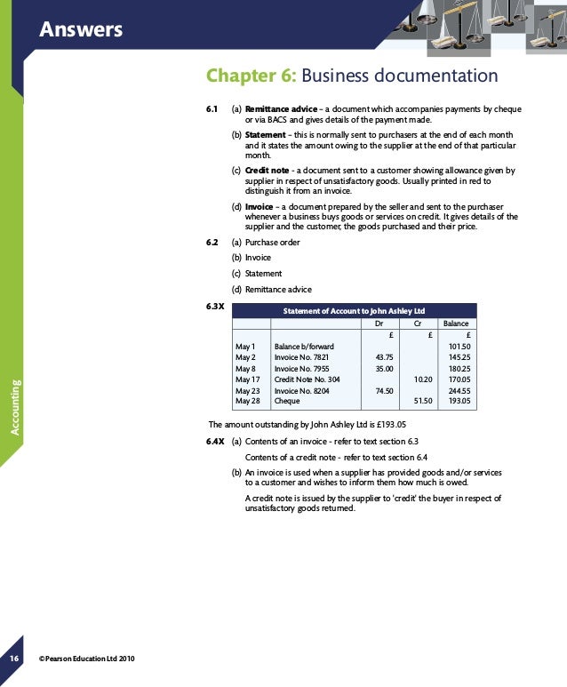 Accounting Textbook answers