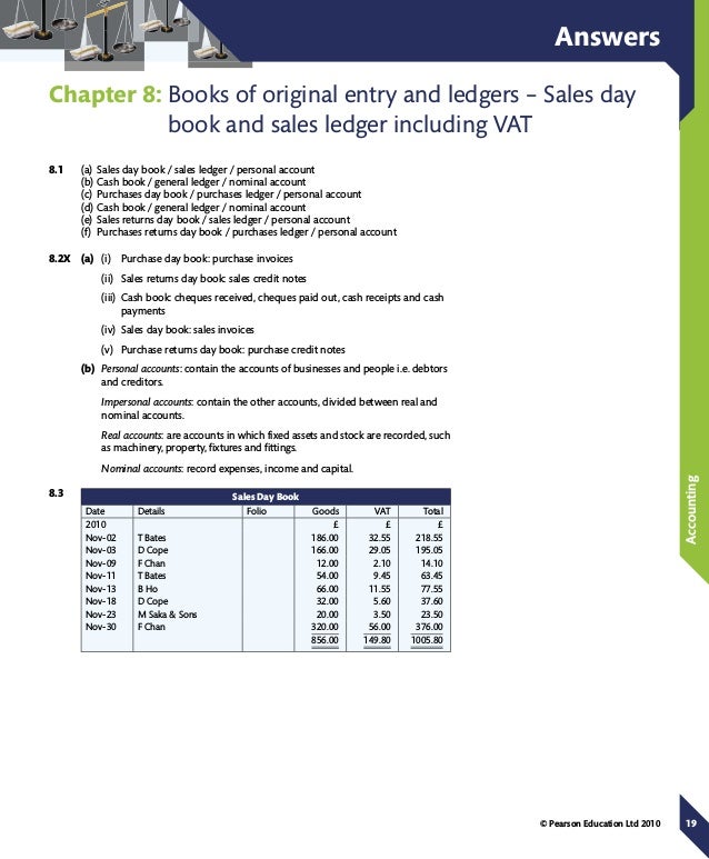 Accounting Textbook answers