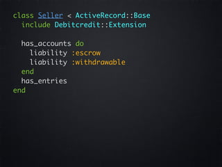 class Payout < ActiveRecord::Base
belongs_to :seller
after_create :payout!
validates :amount, presence: true
# ...
def pay...