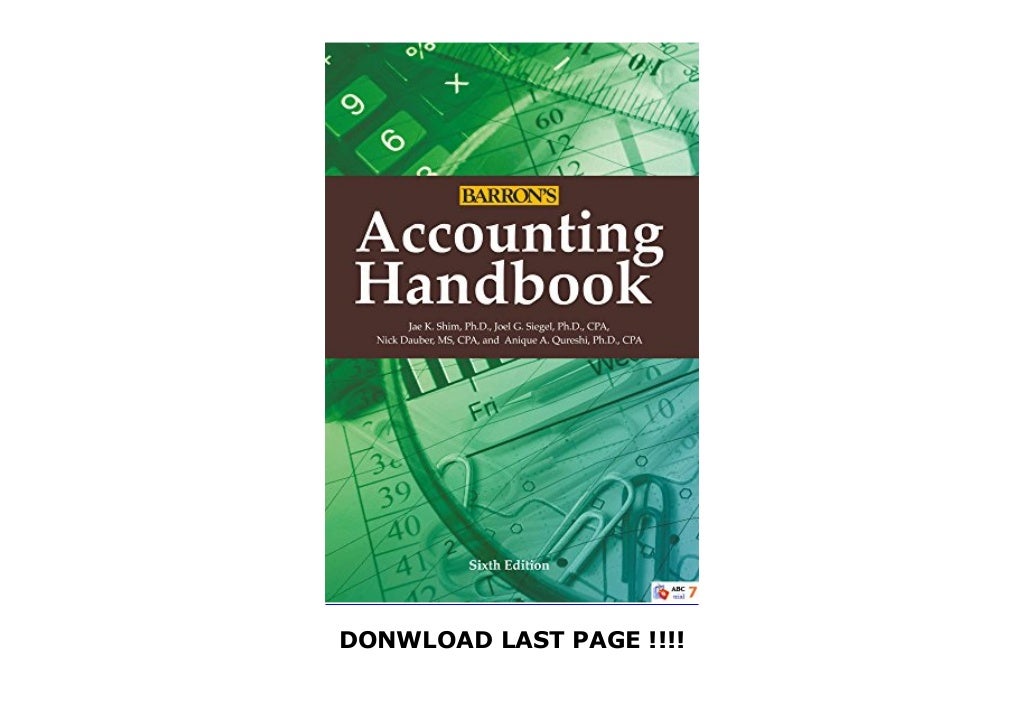 Accounting Handbook (Barron s Accounting Handbook) [DOWNLOAD]