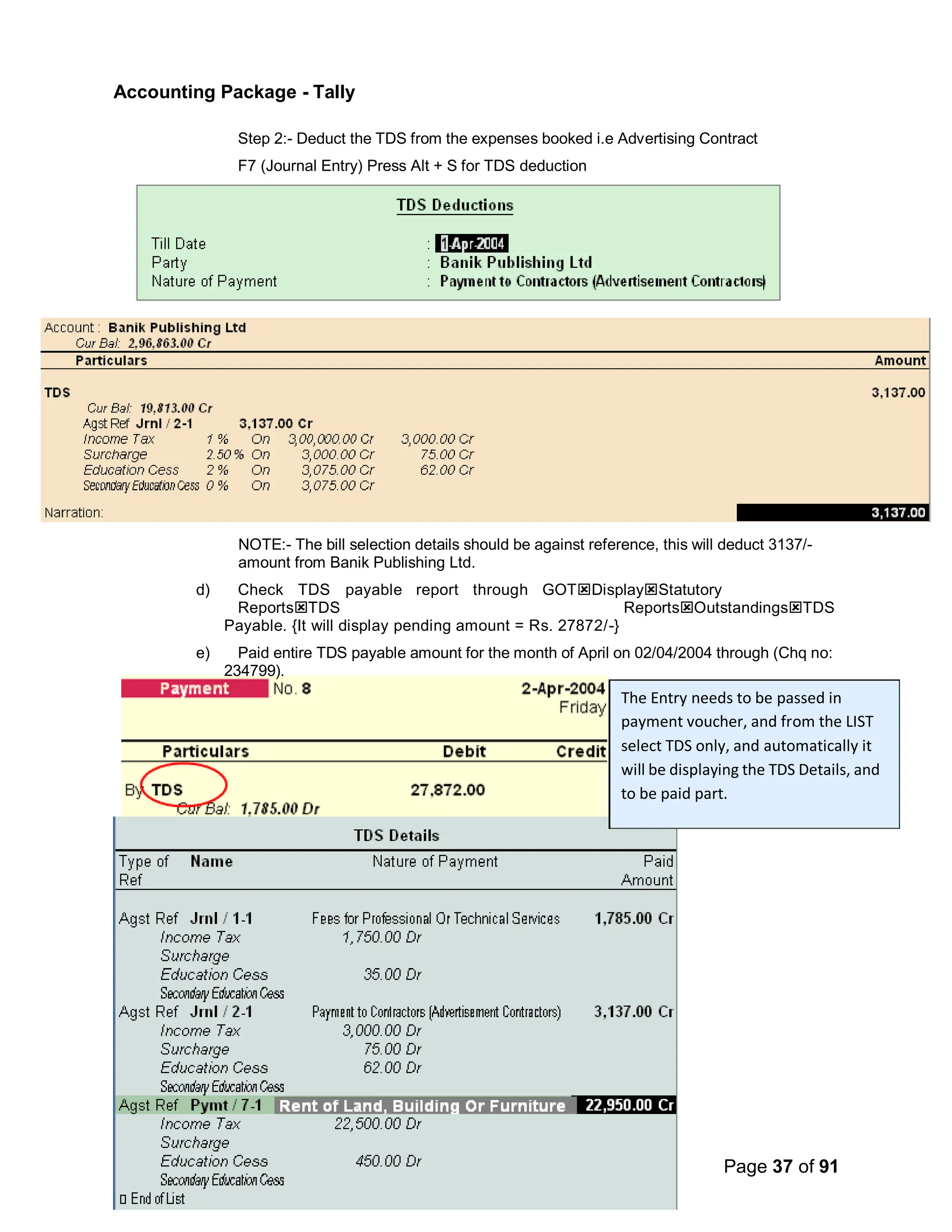 Accounting Tally Notes by SDK in Gurugram | PDF
