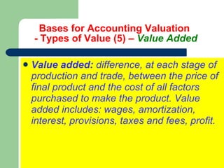 Valuation Type Accounting Valuation Uploaded Updated | PPT