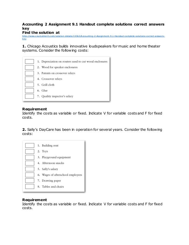 Accounting assignments online picture