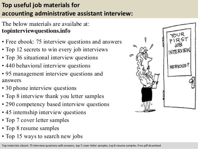 accounting assistant interview questions