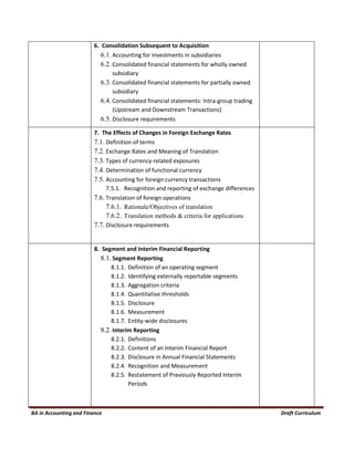 Financial Statement Rationale Accounting and Finance.doc