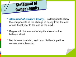 Accounting and financial statements | PPT