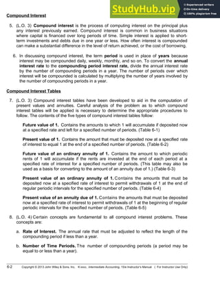 Accounting And The Time Value Of Money LEARNING OBJECTIVES | PDF