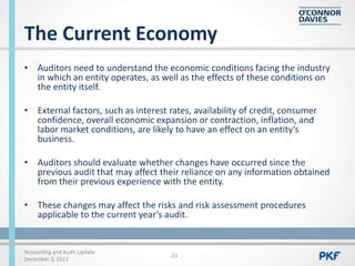 Accounting & Audit Update | PPTX | Business Accounting & Finance | Business