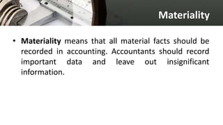 Accounting concepts and conventions | PPTX