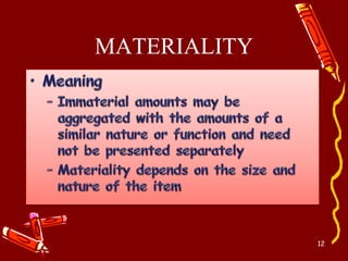Accounting concepts and principles | PPTX