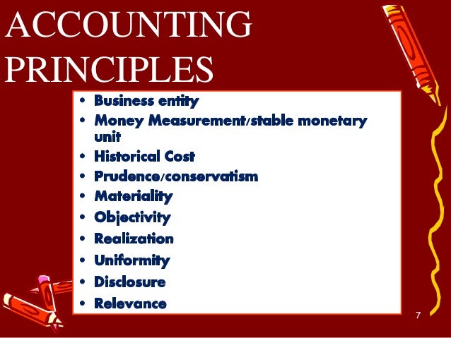  Accounting Principles And Concepts Generally Accepted Accounting 