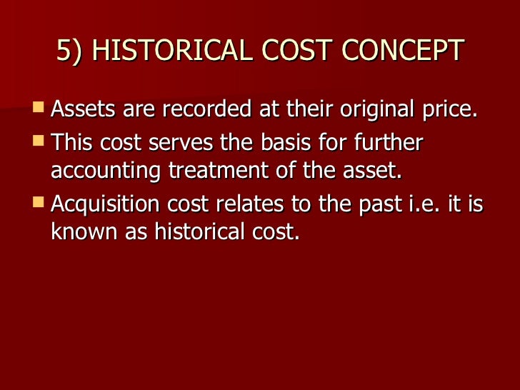 Accounting Concepts & Conventions