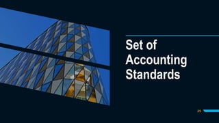 Set of
Accounting
Standards
25
 