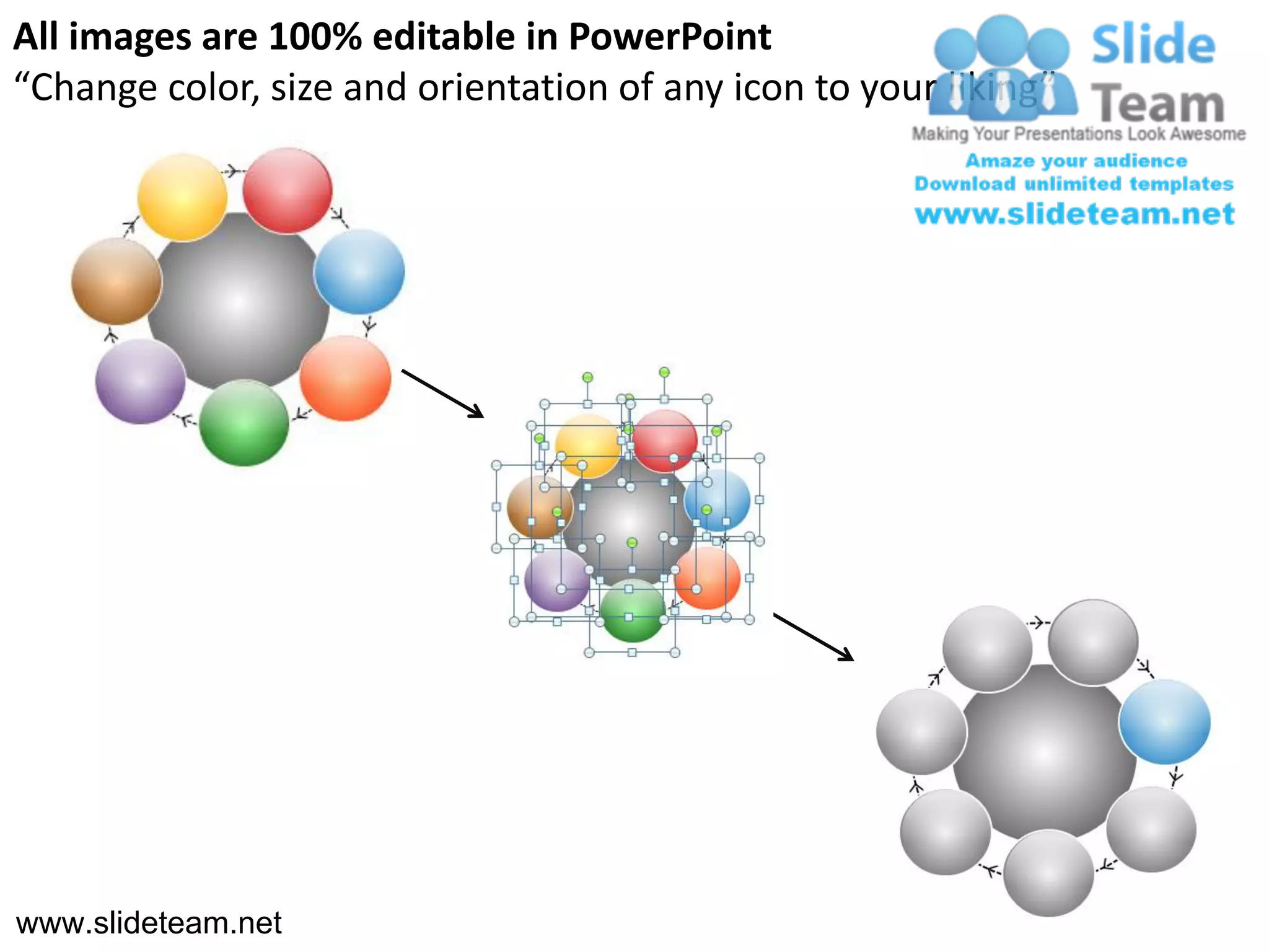 All images are 100% editable in PowerPoint
“Change color, size and orientation of any icon to your liking”




www.slideteam.net
 