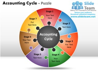 Accounting Cycle - Puzzle
                                  Stage 1
                                  Your Text
                 Stage 7            Here
                   Put
                Text Here
                                                    Text Here


                            Accounting
           Stage 6
          Your Text            Cycle
            Here
                                                       Put Text
                                                        Here



                      Text Here           Your
                                        Text Here
 