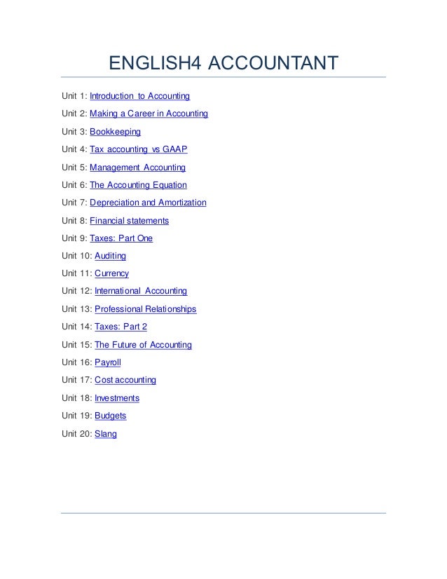 Accounting dictionary