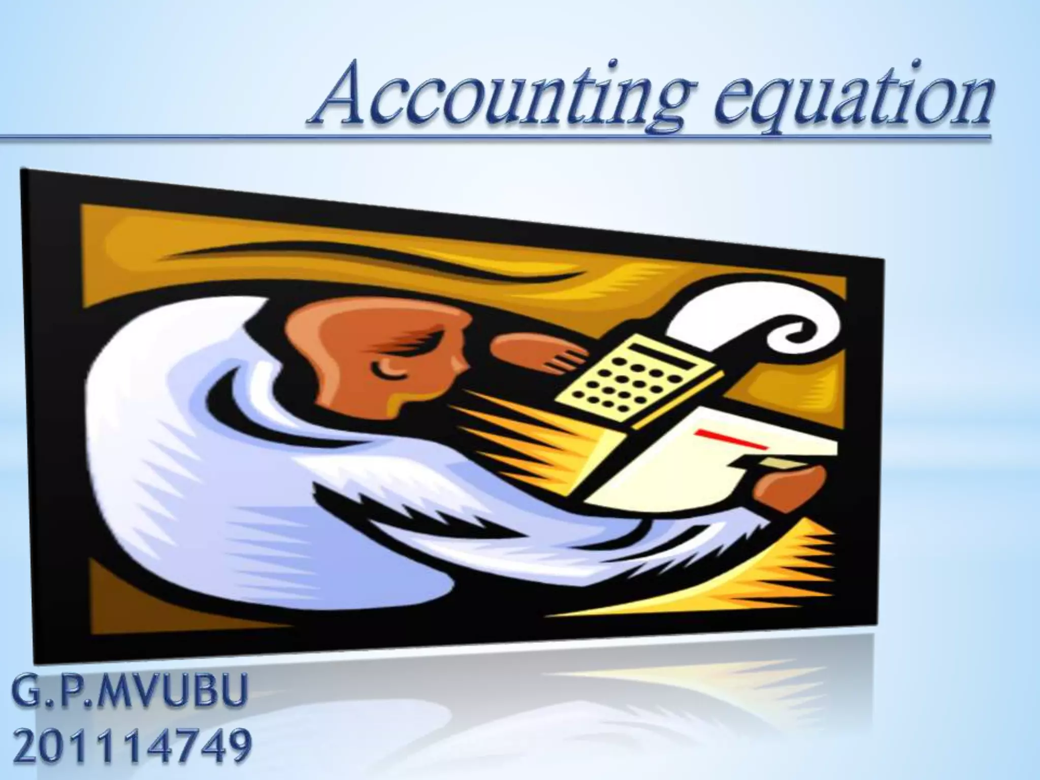 Accounting equation | PPTX