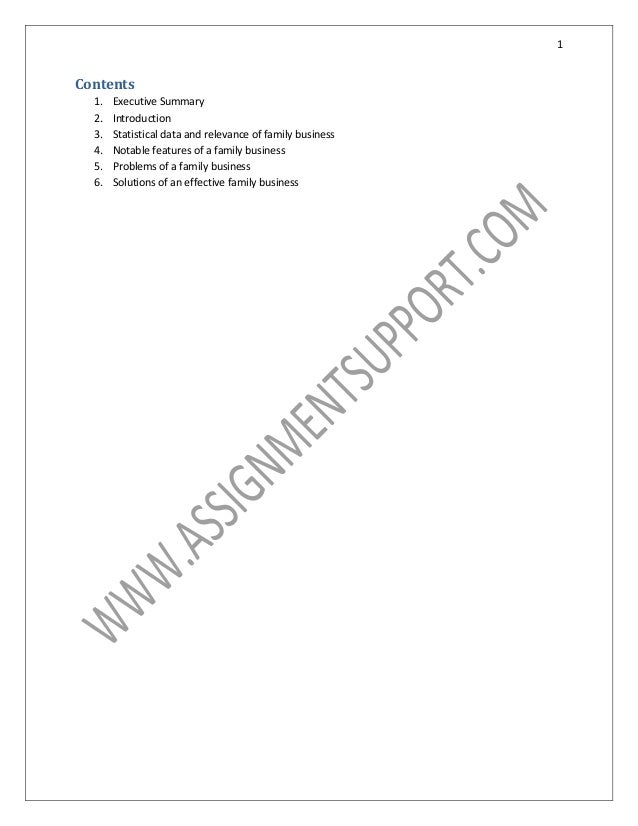family essay sample