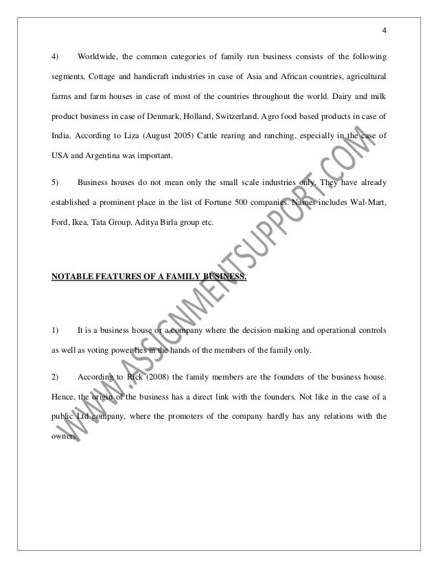 family business essay